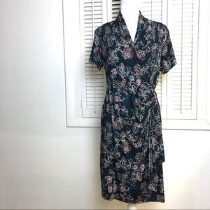 KAREN KANE Free Spirit Cascade Wrap Dress